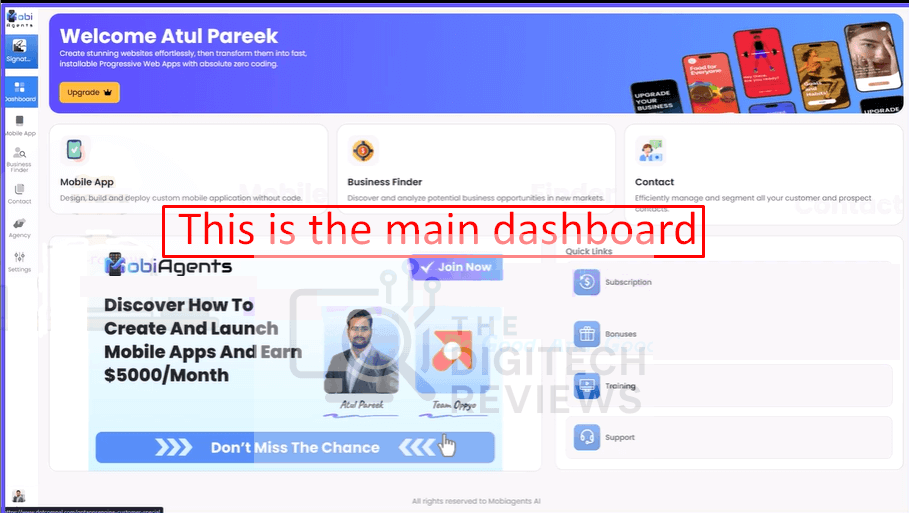 Mobi Agents AI Review Earning Demo 1