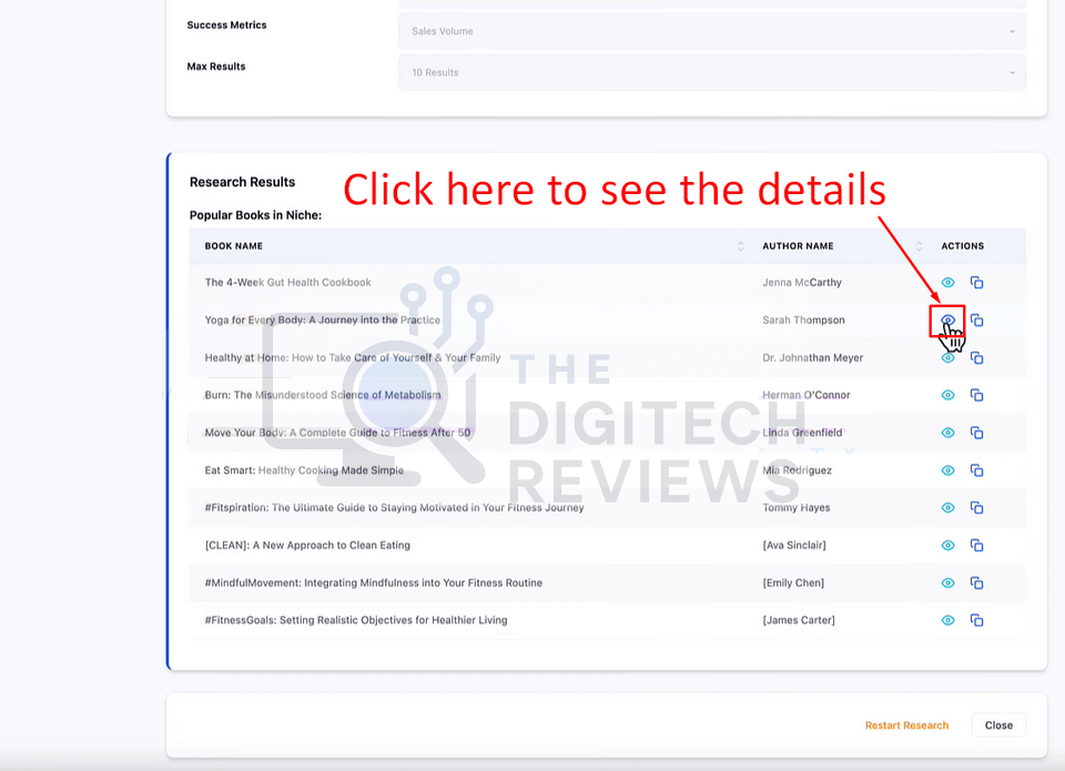 Royalty Profits AI Demo 6 result