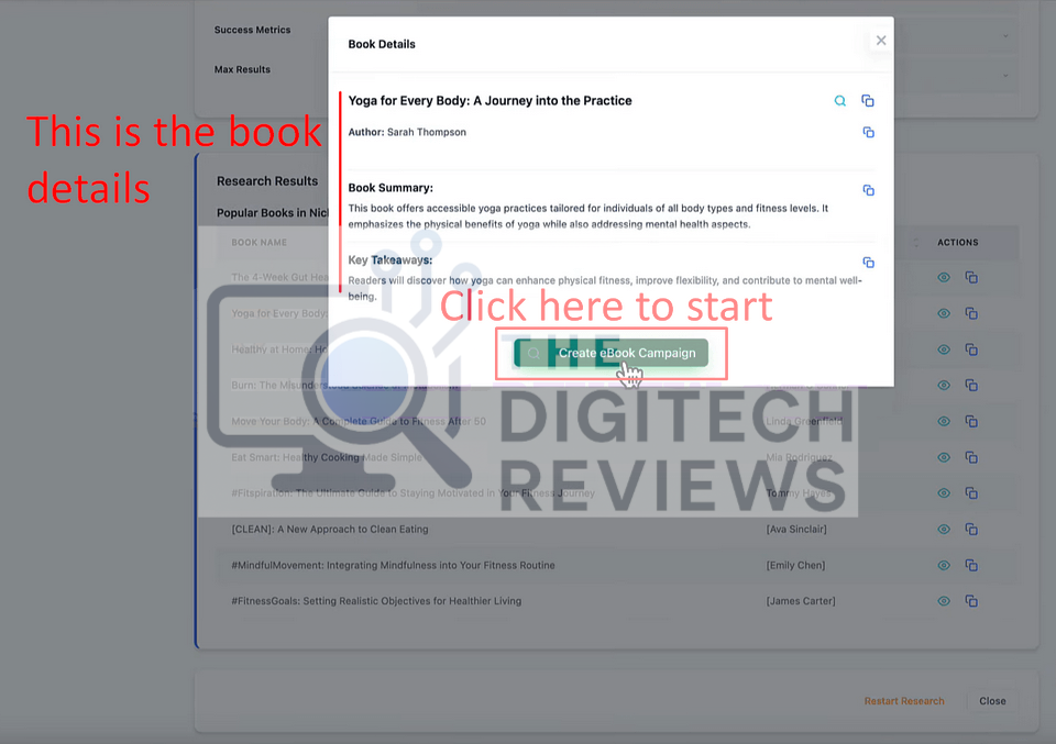 Royalty Profits AI Demo 7 book campaign
