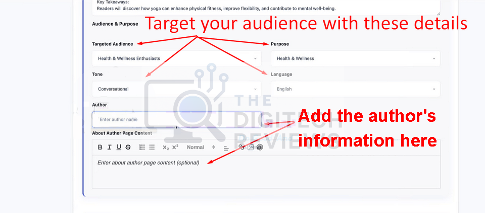 Royalty Profits AI Demo 9 audiences