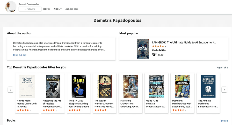 Royalty Profits AI Vendor KDP books demo