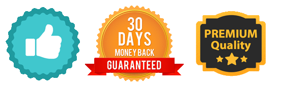Premium Quality - 30 Day Monay Back Guaranteed
