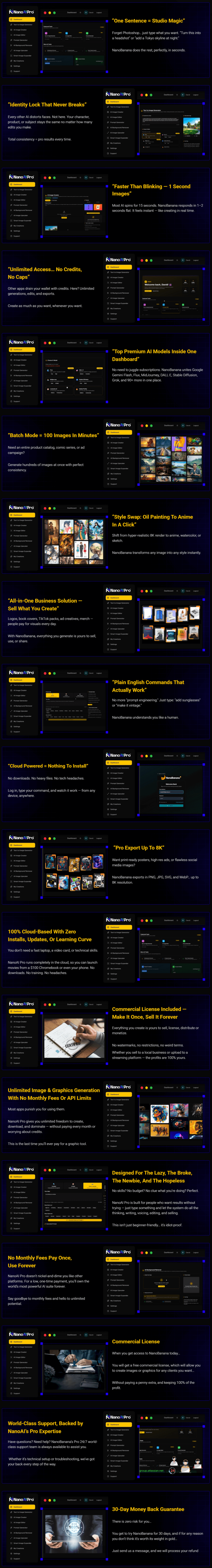 NanoAI Pro App Features