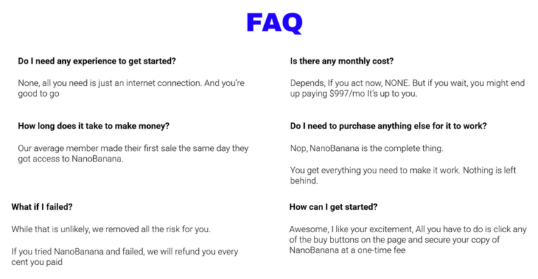 NanoAI Pro FAQ