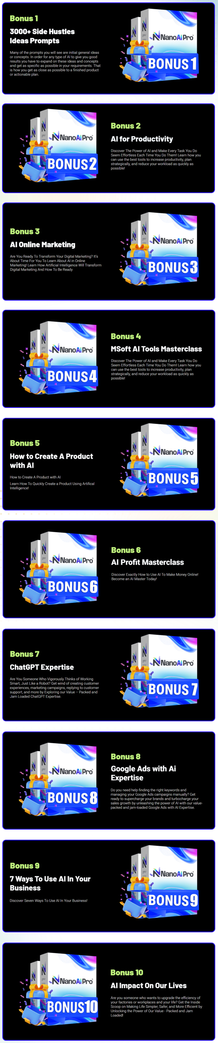 NanoAI Pro Review Bonuses