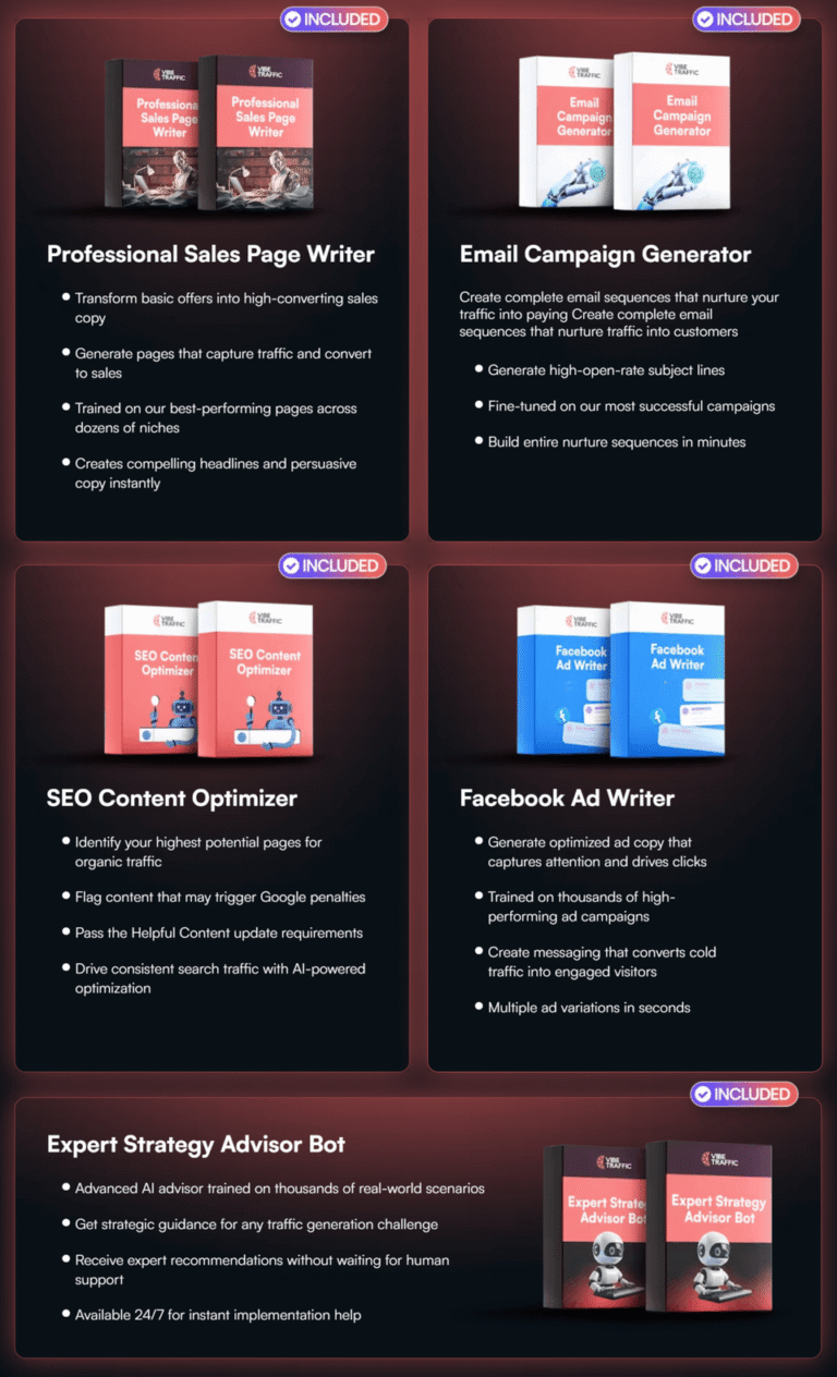 Vibe Traffic OTO 1 Tools