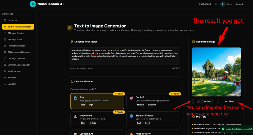 nanobanana ai how to use 5 sunlight