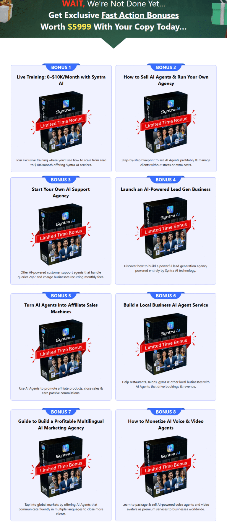 syntra ai bonus of 8 min