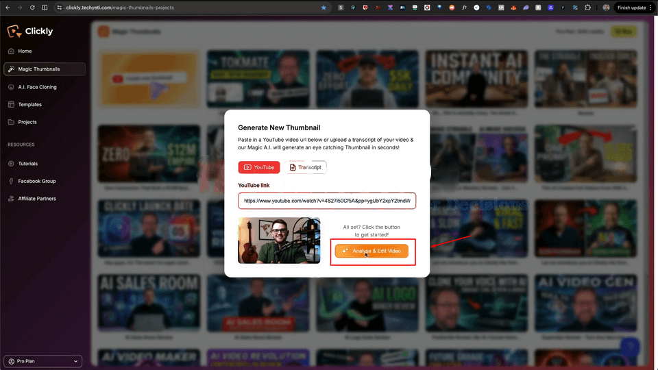Clickly Demo 3 analyse