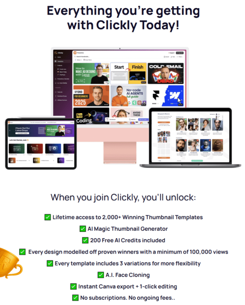 Clickly Pricing Recap