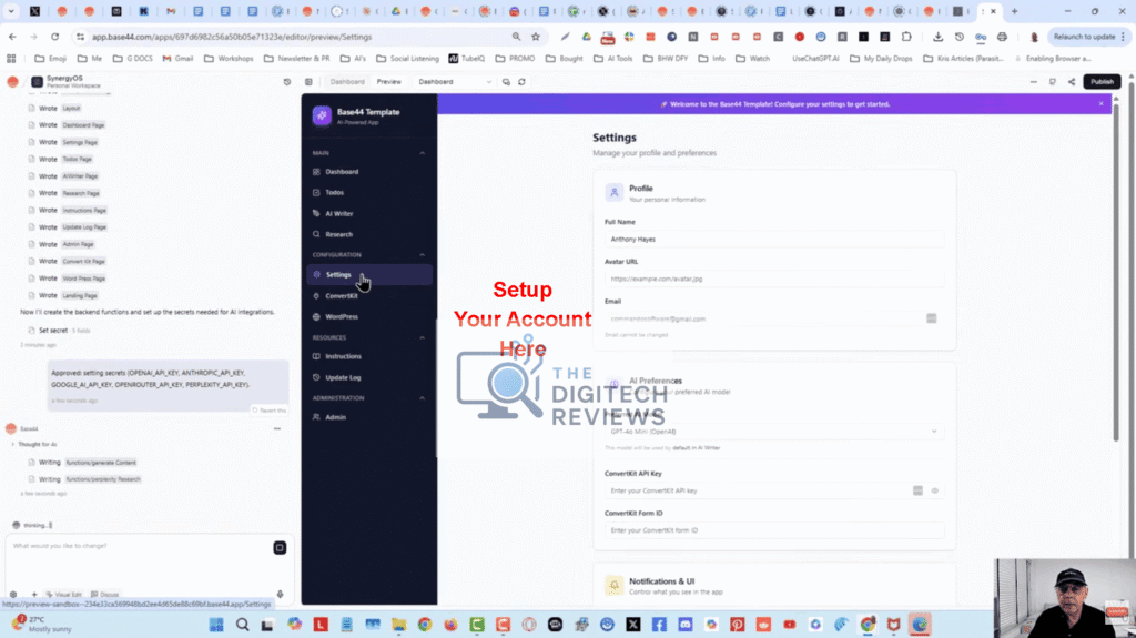 One Prompt Apps Demo 4 account