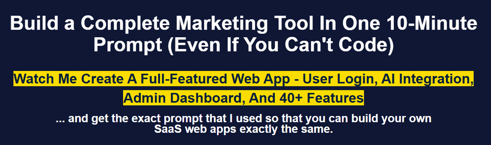 One Prompt Apps Intro