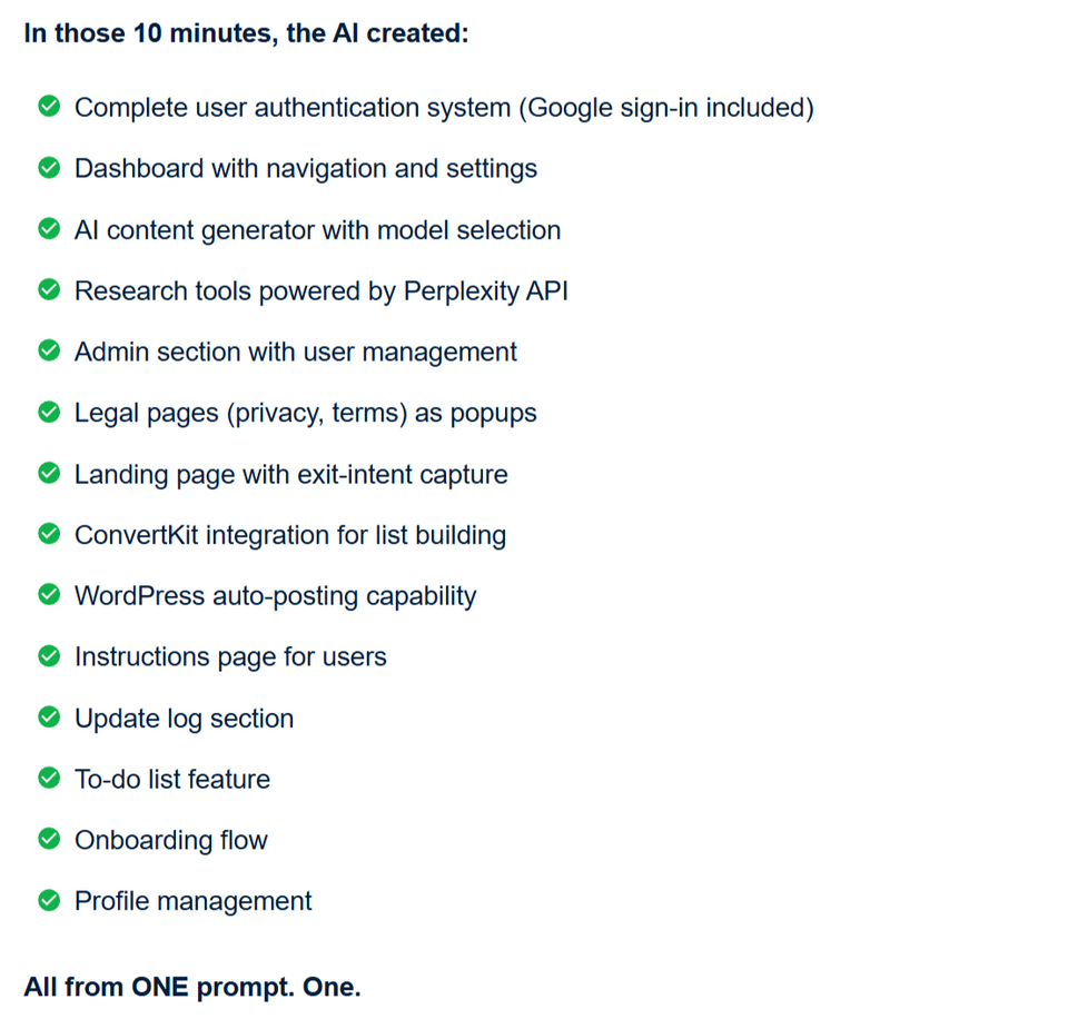 One Prompt Apps what 2